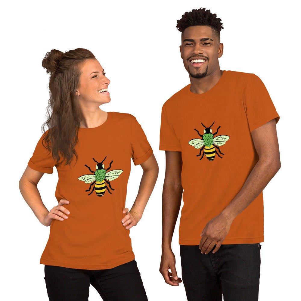 Hop Swarm Short-Sleeve Unisex T-Shirt - Groennfell & Havoc Mead Store