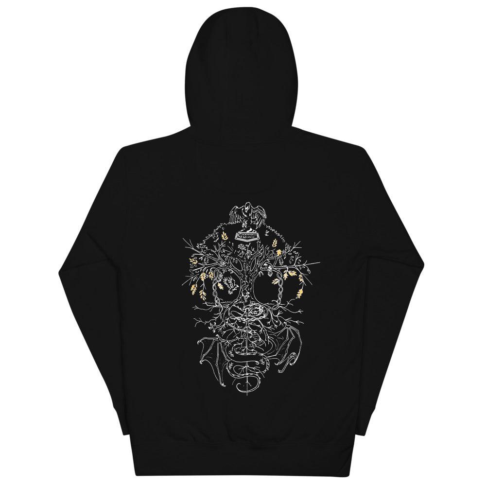 Yggdrasil Print Back Unisex Hoodie - Groennfell & Havoc Mead Store