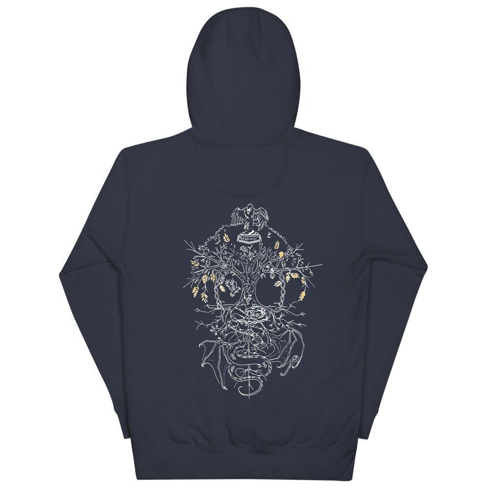 Yggdrasil Print Back Unisex Hoodie - Groennfell & Havoc Mead Store