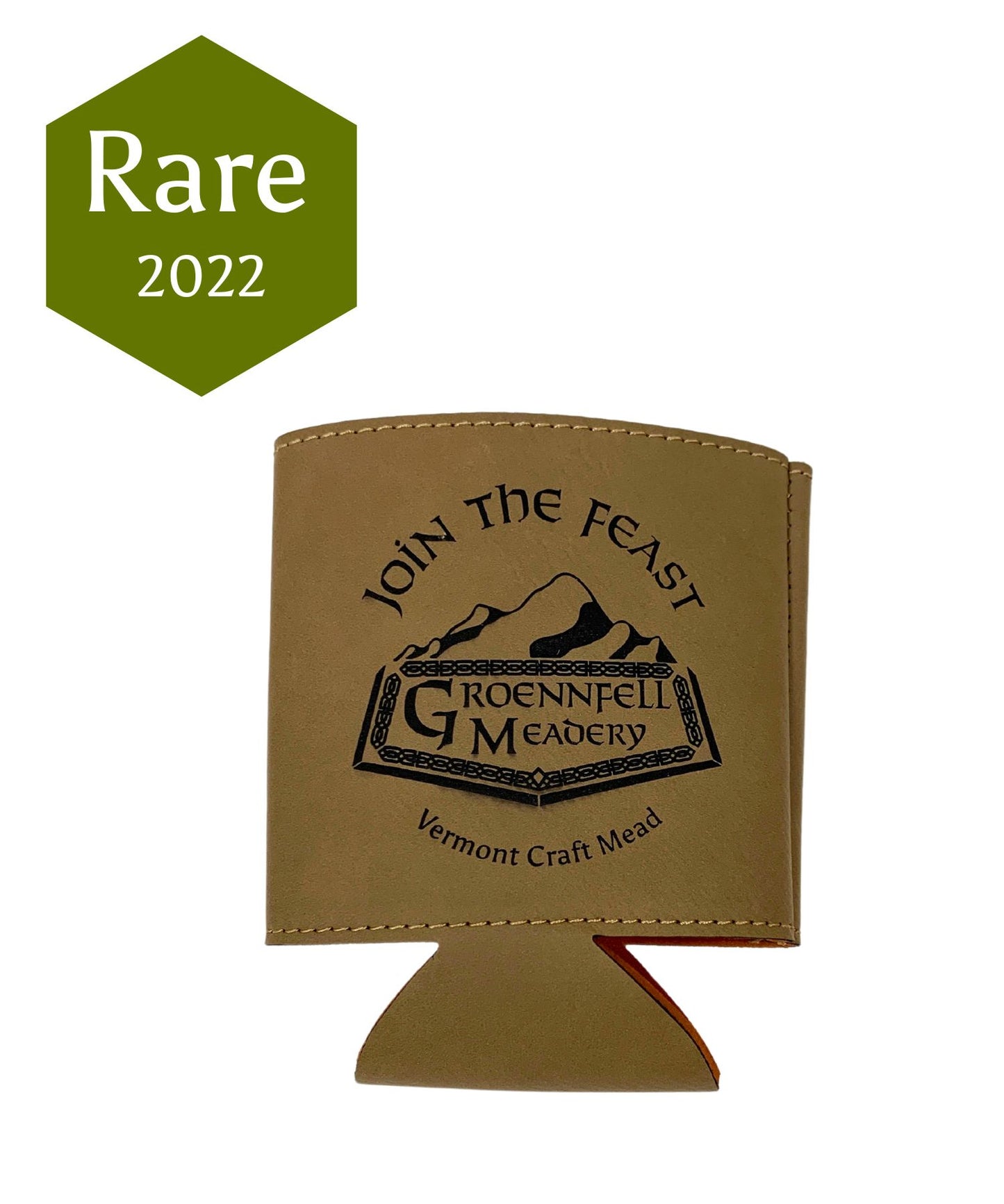 Groennfell Join the Feast leatherette can koozie