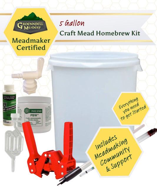 Craft Mead Homebrew Equipment Kit for 5 Gallon Batches