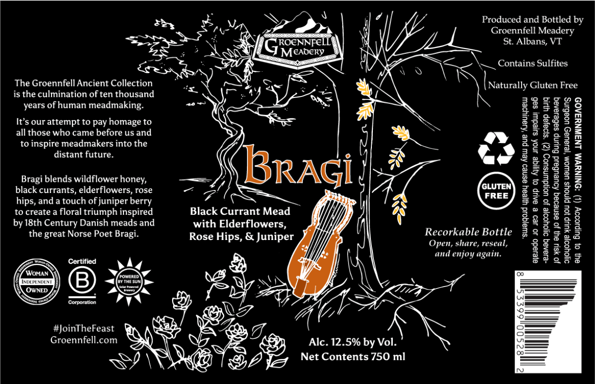 Bragi Ancient Collection Mead by Groennfell - June 2022 Batch - Groennfell & Havoc Mead Store