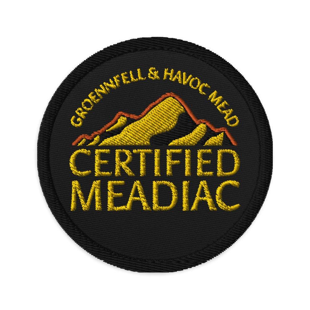 Certified Meadiac Logo Patch - Groennfell & Havoc Mead Store
