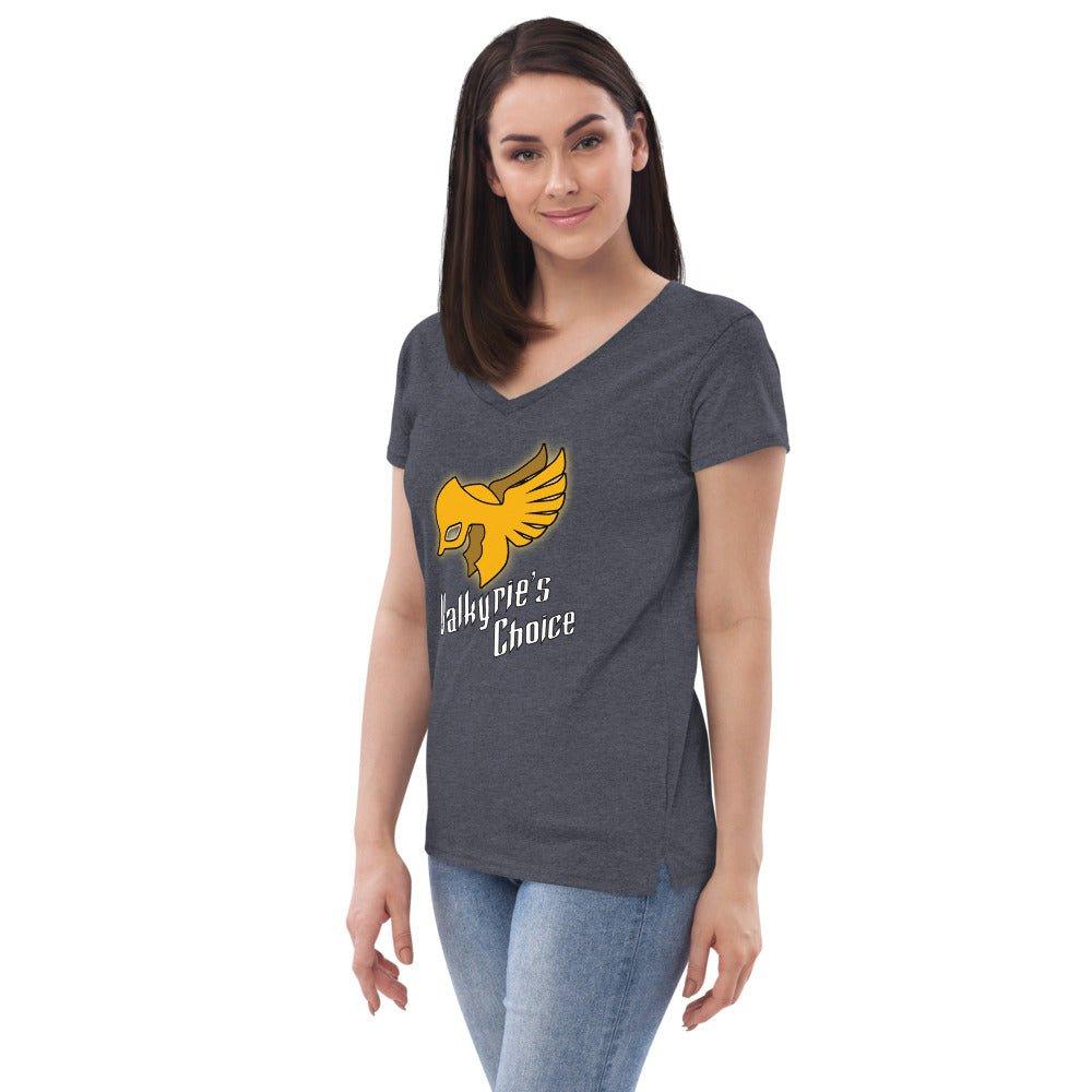 Old School Valkyrie's Choice Logo Women’s Recycled V-neck - Groennfell & Havoc Mead Store